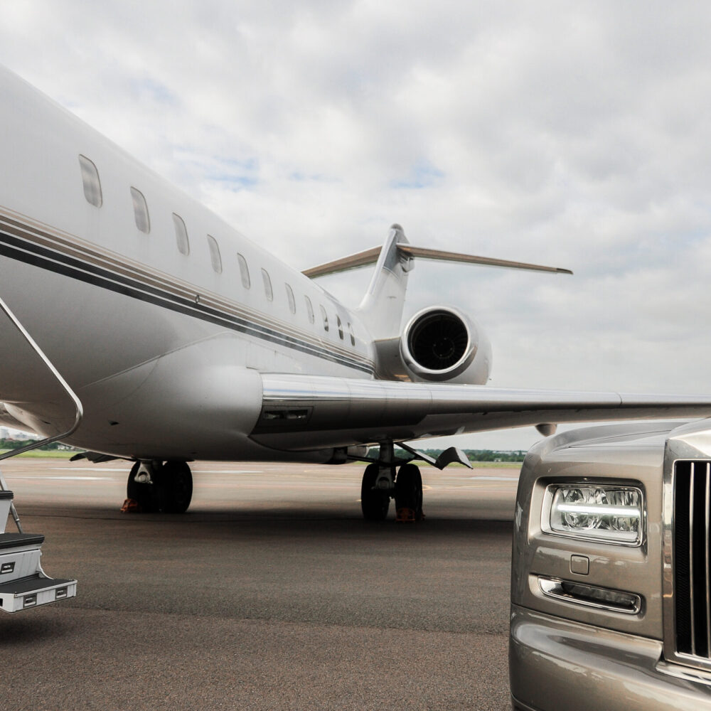 Voluxu Limitless Personal Concierge Private Executive Jet with Limousine